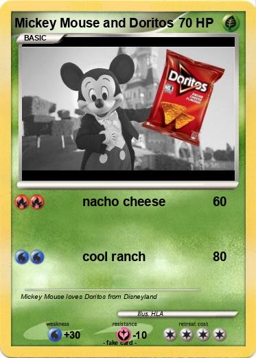 Pokemon Mickey Mouse and Doritos