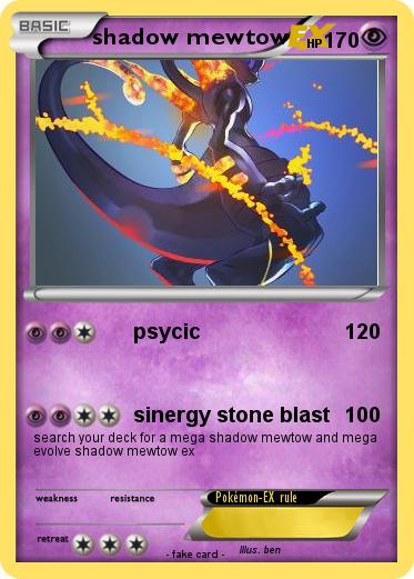 Pokemon shadow mewtow