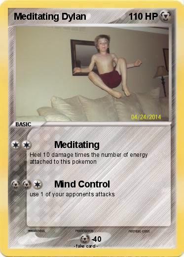 Pokemon Meditating Dylan