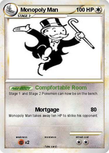 Pokemon Monopoly Man