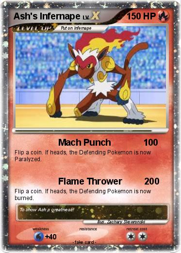 Pokemon Ash's Infernape