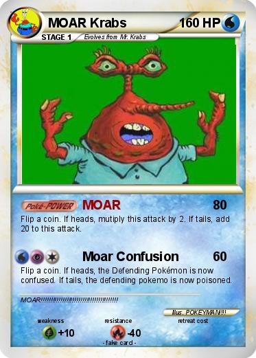 Pokemon MOAR Krabs