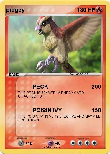 Pokemon pidgey