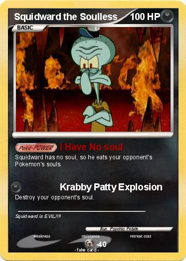 Pokemon Squidward the Soulless