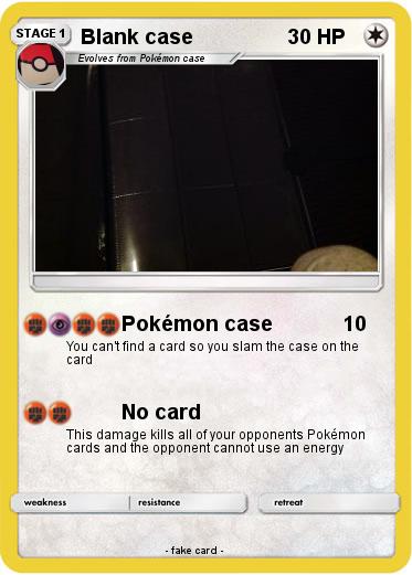 Pokemon Blank case