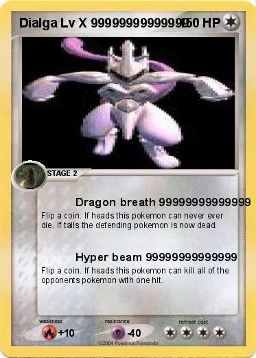 Pokemon Dialga Lv X 99999999999999