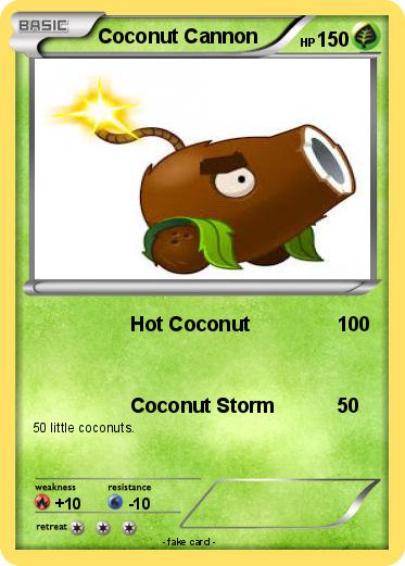 Pokemon Coconut Cannon
