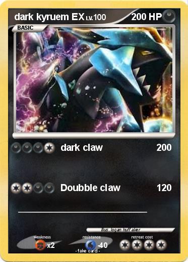 Pokemon dark kyruem EX