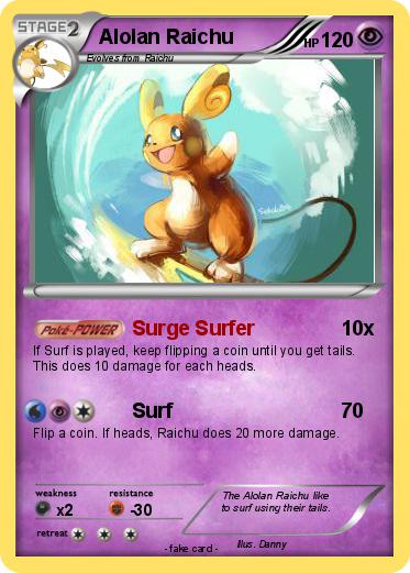Pokemon Alolan Raichu