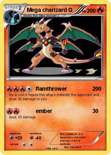 Pokemon Mega charizard O