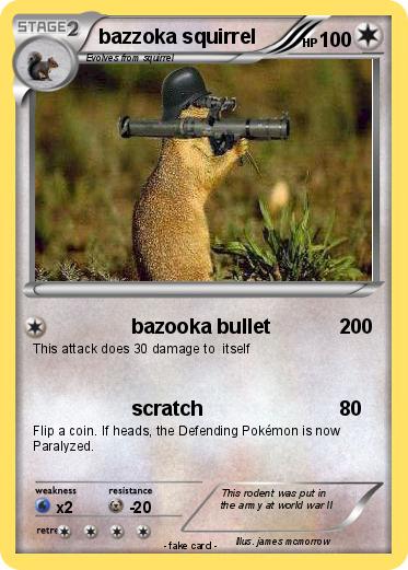 Pokemon bazzoka squirrel