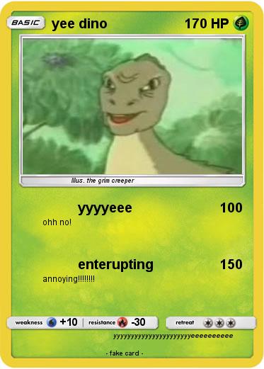 Pokemon yee dino