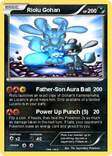 Pokemon Riolu Gohan