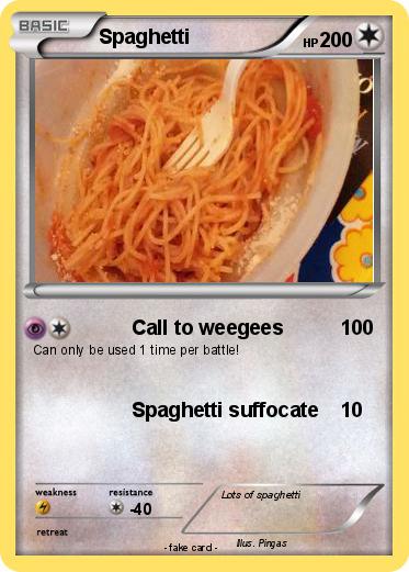 Pokemon Spaghetti