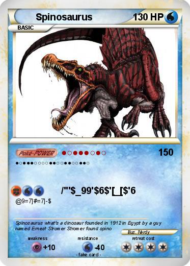Pokemon Spinosaurus