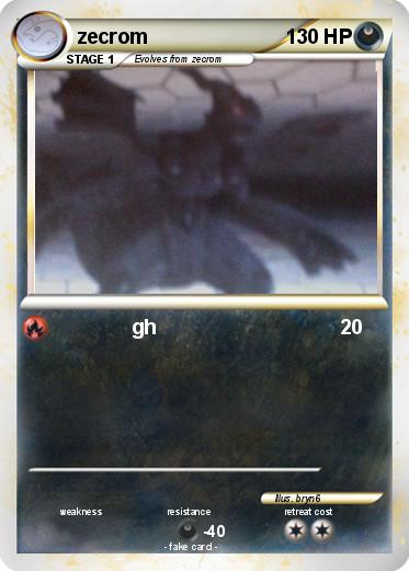 Pokemon zecrom