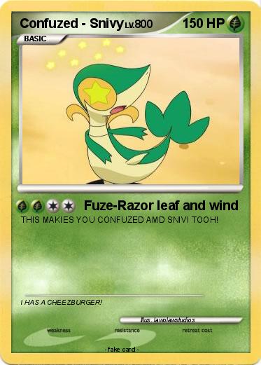 Pokemon Confuzed - Snivy