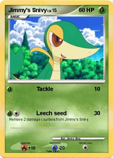 Pokemon Jimmy's Snivy