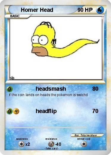 Pokemon Homer Head