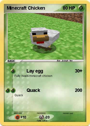 Pokemon Minecraft Chicken
