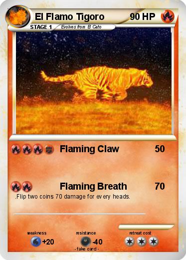 Pokemon El Flamo Tigoro