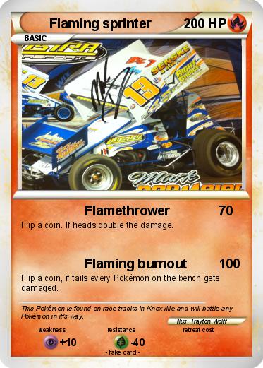 Pokemon Flaming sprinter