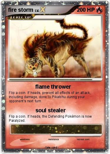 Pokemon fire storm