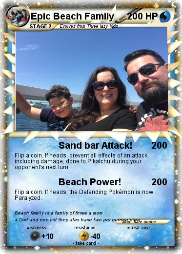 Pokemon Epic Beach Family