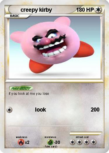 Pokemon creepy kirby