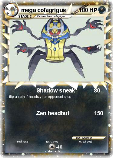 Pokemon mega cofagrigus