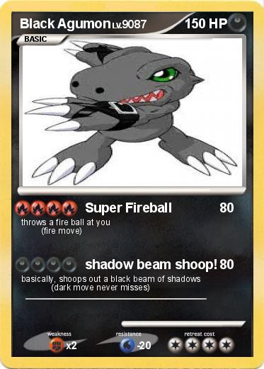 Pokemon Black Agumon