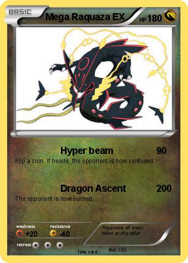 Pokemon Mega Raquaza EX