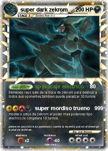 Pokemon super dark zekrom