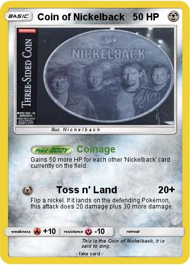 Pokemon Coin of Nickelback