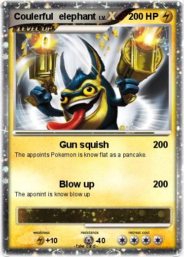 Pokemon Coulerful  elephant