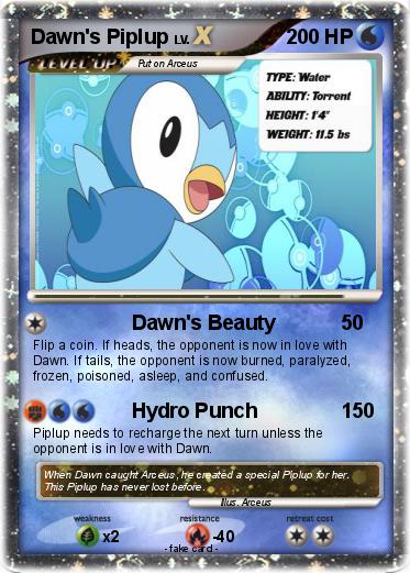 Pokemon Dawn's Piplup