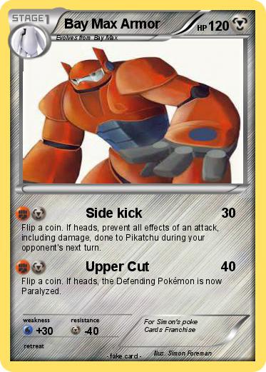 Pokemon Bay Max Armor