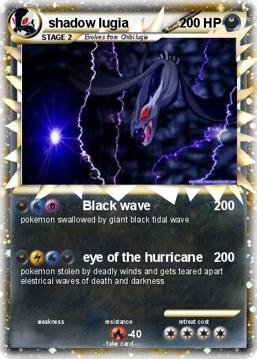 Pokemon shadow lugia