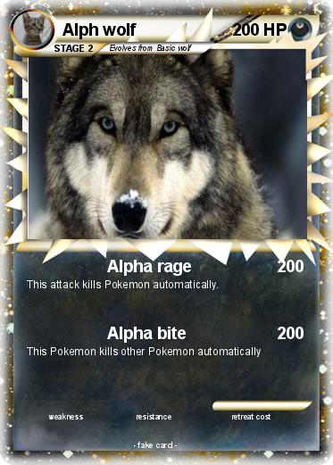 Pokemon Alph wolf