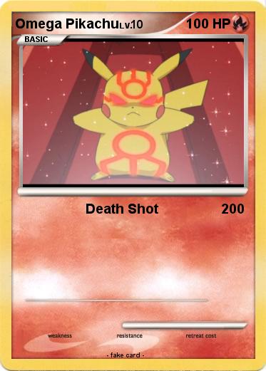 Pokemon Omega Pikachu