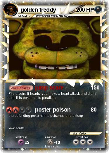 Pokemon golden freddy