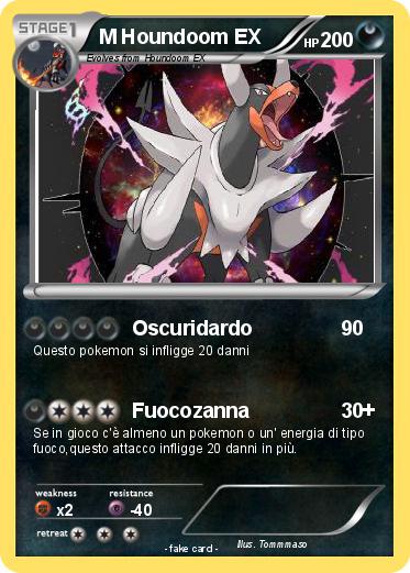 Pokemon M Houndoom EX