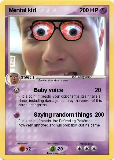 Pokemon Mental kid