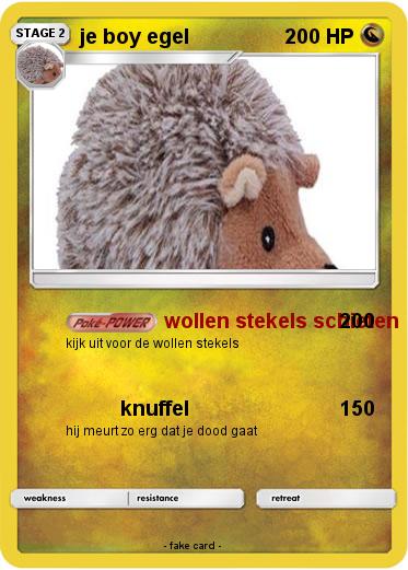 Pokemon je boy egel