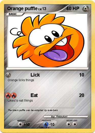 Pokemon Orange puffle