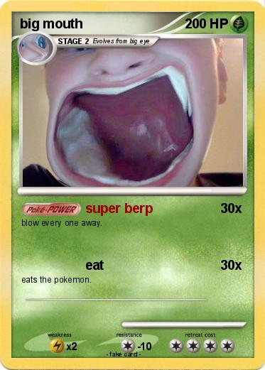 Pokemon big mouth