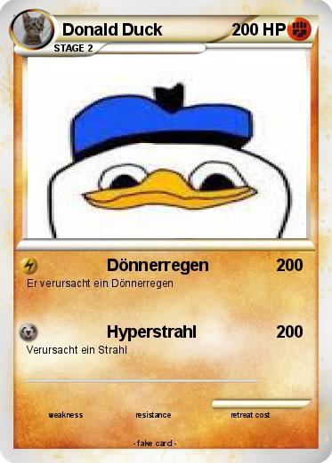 Pokemon Donald Duck