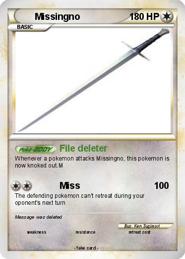 Pokemon Missingno Pokemon Missingno