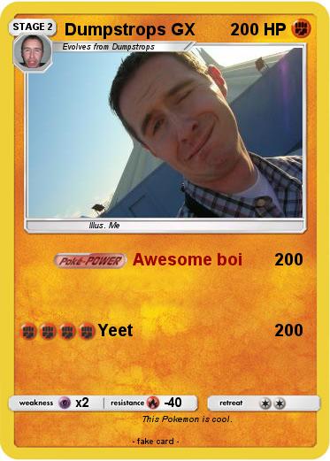 Pokemon Dumpstrops GX