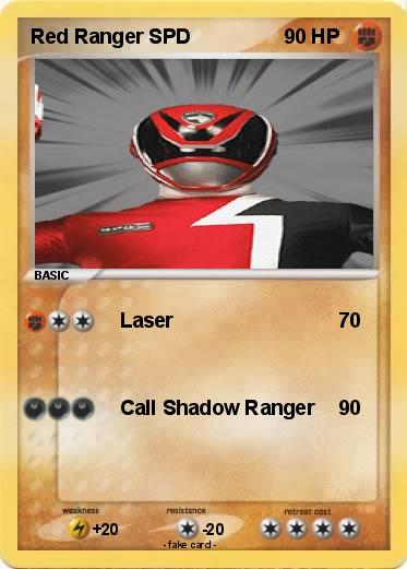 Pokemon Red Ranger SPD